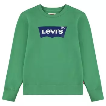 Толстовка Levi's Batwing Crew Teen, зеленый