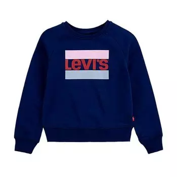 Толстовка Levi's Batwing Crewneck, синий