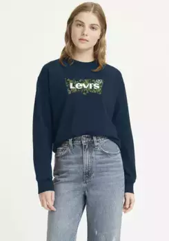 Толстовка Levi's "GRAPHIC STANDARD CREW", цвет Gibraltar Sea