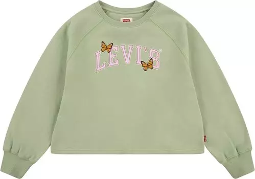 Толстовка Levi'S High-Rise Crew Neck Sweatshirt, цвет Basil