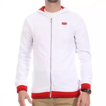 Толстовка Levi's High Rise Full Zip, белый