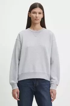 Толстовка Levi's из хлопка, серый