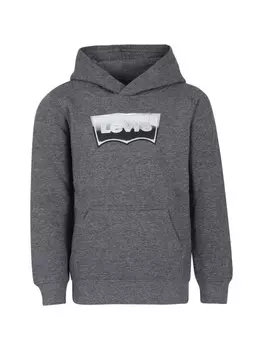 Толстовка Levi's Kids Batwing Fill с капюшоном, серый