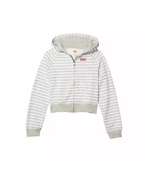 Толстовка Levi's Kids, High-Rise Zip-Up Hoodie