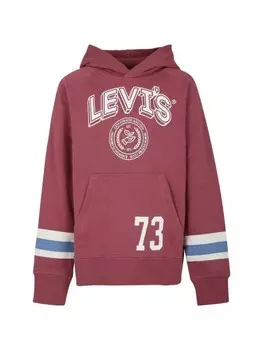 Толстовка Levi's Kids с полосками, красный