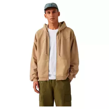 Толстовка Levi's Lowell Western full zip, бежевый