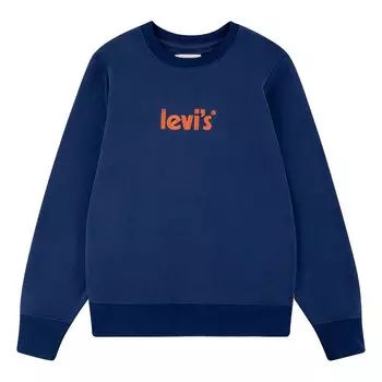 Толстовка Levi's Poster Logo, синий