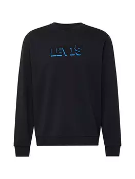 Толстовка LEVI'S RELAXD GRAPHIC CREW, черный