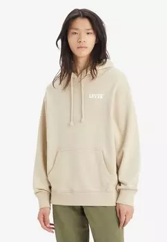 Толстовка Levi's RELAXED GRAPHIC, ступенчатый заголовок перьево-серого цвета