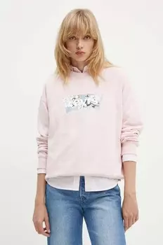 Толстовка Levi's, розовый