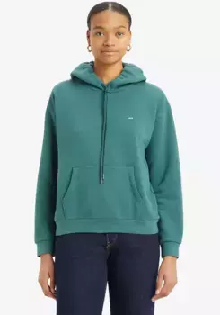Толстовка Levi's с капюшоном "КАЖДЫЙ ДЕНЬ", зеленый