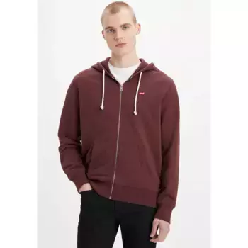 Толстовка Levi's с капюшоном "НОВАЯ ОРИГИНАЛЬНАЯ МОЛНИЯ", шоколадный