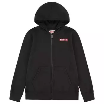 Толстовка Levis Boxtab Teen Full Zip, черный