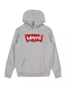 Толстовка Levis Kids Regular fit Batwing, цвет mottled grey