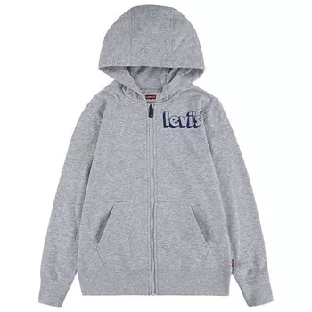 Толстовка Levis Logo Full Zip, серый