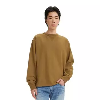 Толстовка Levis Made&Crafted Neck Dark, коричневый