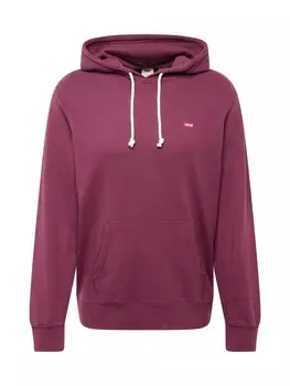 Толстовка LEVIS Regular fit, цвет Wine red