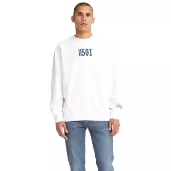 Толстовка Levis Relaxed T2 Graphic Crew, белый