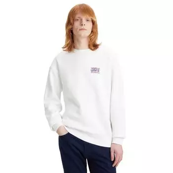 Толстовка Levis Relaxed T2 Graphic Crew, белый