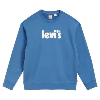 Толстовка Levis Relaxed T2 Graphic Crew, синий