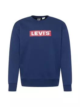 Толстовка LEVIS T3 RELAXED GRAPHIC CREW MULTI-COLOR, синий