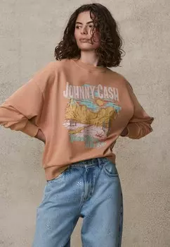 Толстовка LICENCE JOHNNY CASH OFFICIAL GRAPHIC WASHED SLOGAN Next, розовый