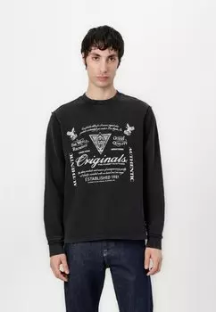 Толстовка LIGHTWEIGHT CREWNECK UNISEX Guess Originals, черный