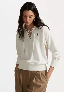 Толстовка LIGHTWEIGHT FLEECE LACE UP PULLOVER Polo Ralph Lauren, белый