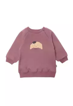 Толстовка Liliput "Круассан" с круглым вырезом, розовый