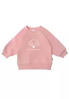 Толстовка Liliput "Petit Croissant" с круглым вырезом, розовый