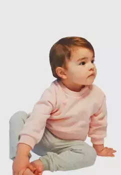 Толстовка Liliput "пыльно-розовая" с эластичными манжетами в рубчик, розовый