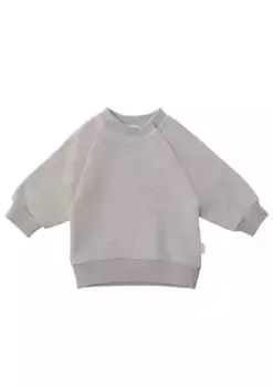 Толстовка Liliput "серый меланж", с эластичными манжетами в рубчик, цвет Grau-Meliert