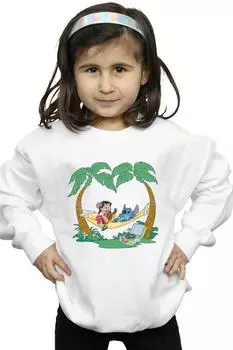 Толстовка «Лило и Стич играют музыку» Disney, белый