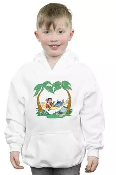 Толстовка «Лило и Стич играют музыку» Disney, белый