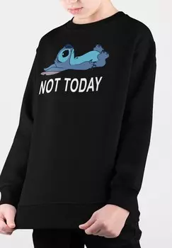 Толстовка LILO & STITCH NOT TODAY Disney, черный