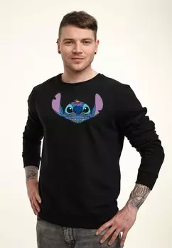 Толстовка LILO STITCH SUGAR SKULL STITCH Disney, черный