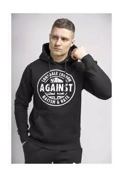 Толстовка Linford slim fit с капюшоном Lonsdale, черный