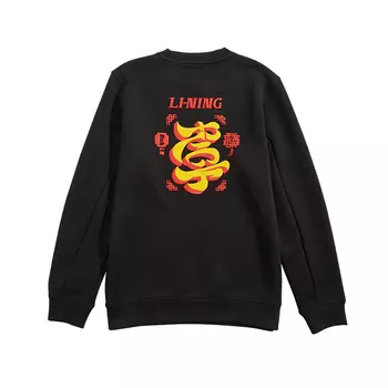 Толстовка LiNing Sports Life Collection унисекс, черная
