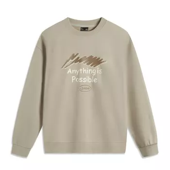 Толстовка LiNing Sports Life Collection унисекс приглушенного цвета, Muted Grass