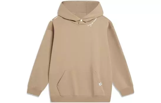 Толстовка LiNing унисекс светло-каштанового цвета, Light Chestnut Brown