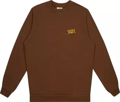 Толстовка Little Africa Trademark Logo Crewneck 'Vintage Brown', коричневый