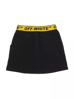 Толстовка Little Girl's & Girl's Logo Industrial Off-White, черный