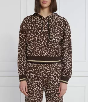 Толстовка Liu Jo Sport Cropped Fit, коричневый