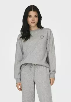 Толстовка LOCKER GESCHNITTEN RUNDHALS JDY, серый