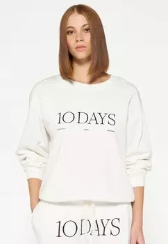 Толстовка LOGO 10DAYS, цвет ecru