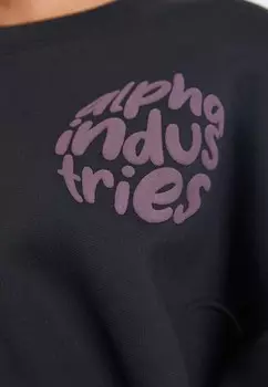 Толстовка LOGO Alpha Industries, черный