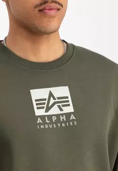 Толстовка LOGO Alpha Industries, темно-зеленый