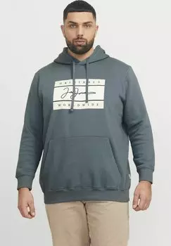 Толстовка LOGO con cappuccio Jack & Jones, серый