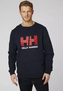 Толстовка LOGO CREW Helly Hansen, цвет dark blue