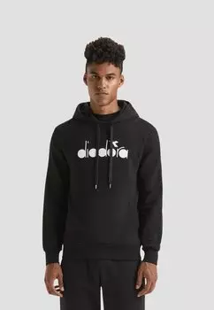 Толстовка Logo Diadora, цвет black white